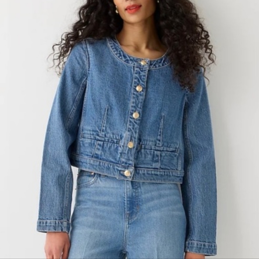 J. Crew Medium Blue Lady Jacket